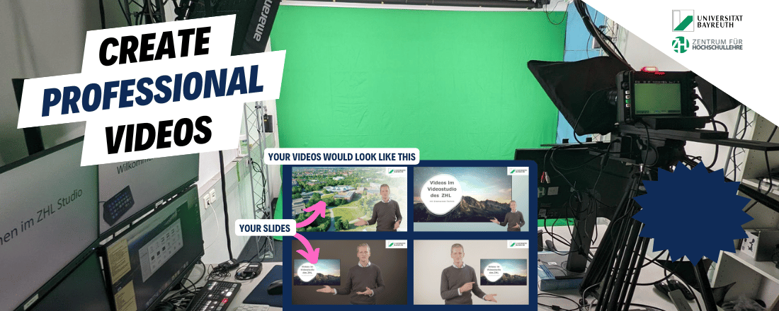 ZHL University of Bayreuth | Video Production 2025 Professional equipment. Expert support. Digital quality