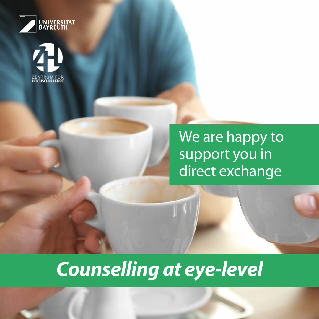 We offer individual counselling at eye-level