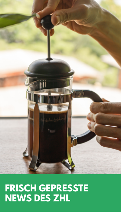 newsletter zentrum für hochschullehre - kaffeekanne mit frisch gepresstem kaffee